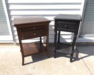 2 Wood Accent Tables