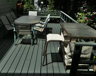 Outdoors set, serviceable and solid