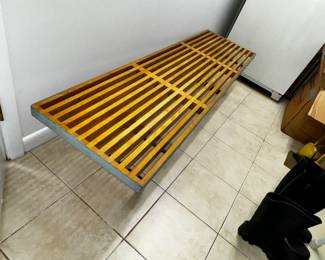 cool Herman Miller bench w/old paint