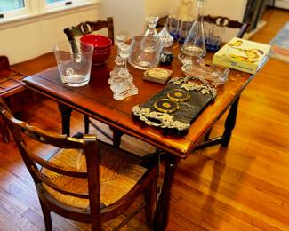 serviceable kitchen/diningroom table with some wear