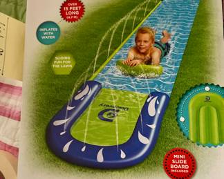 Keep those kids busy this summer! New in Box Splash Slide