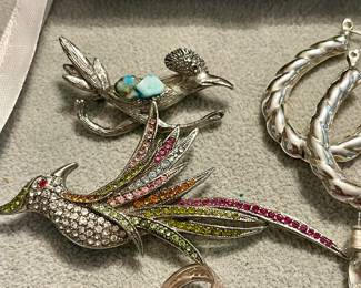 bird brooches