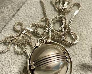 sterling photo charm/necklace
