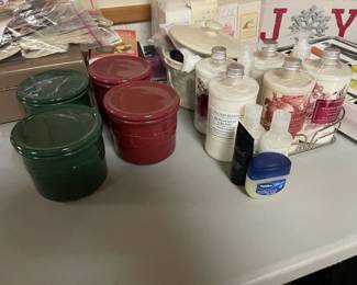 . . . cute accents and some toiletries