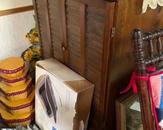 . . . nice cabinet and more Longabergers