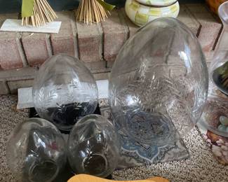 . . . glass egg collection