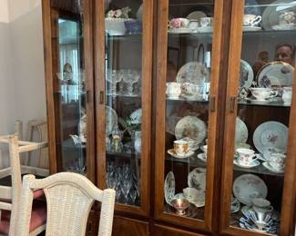 . . . nice mid-century cabinet stuffed with treasures