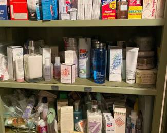 . . . toiletries