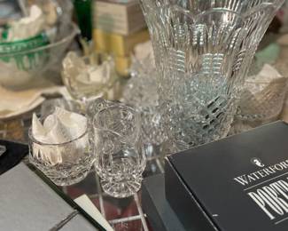 . . . more Waterford crystal
