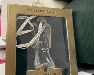 . . . Waterford crystal angel ornament