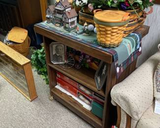 . . . microwave stand with treasures abounding