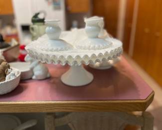 . . . beautiful cake plates