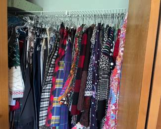 . . . part of a complete woman's wardrobe -- much of it lightly used and some new -- everything Talbots and more