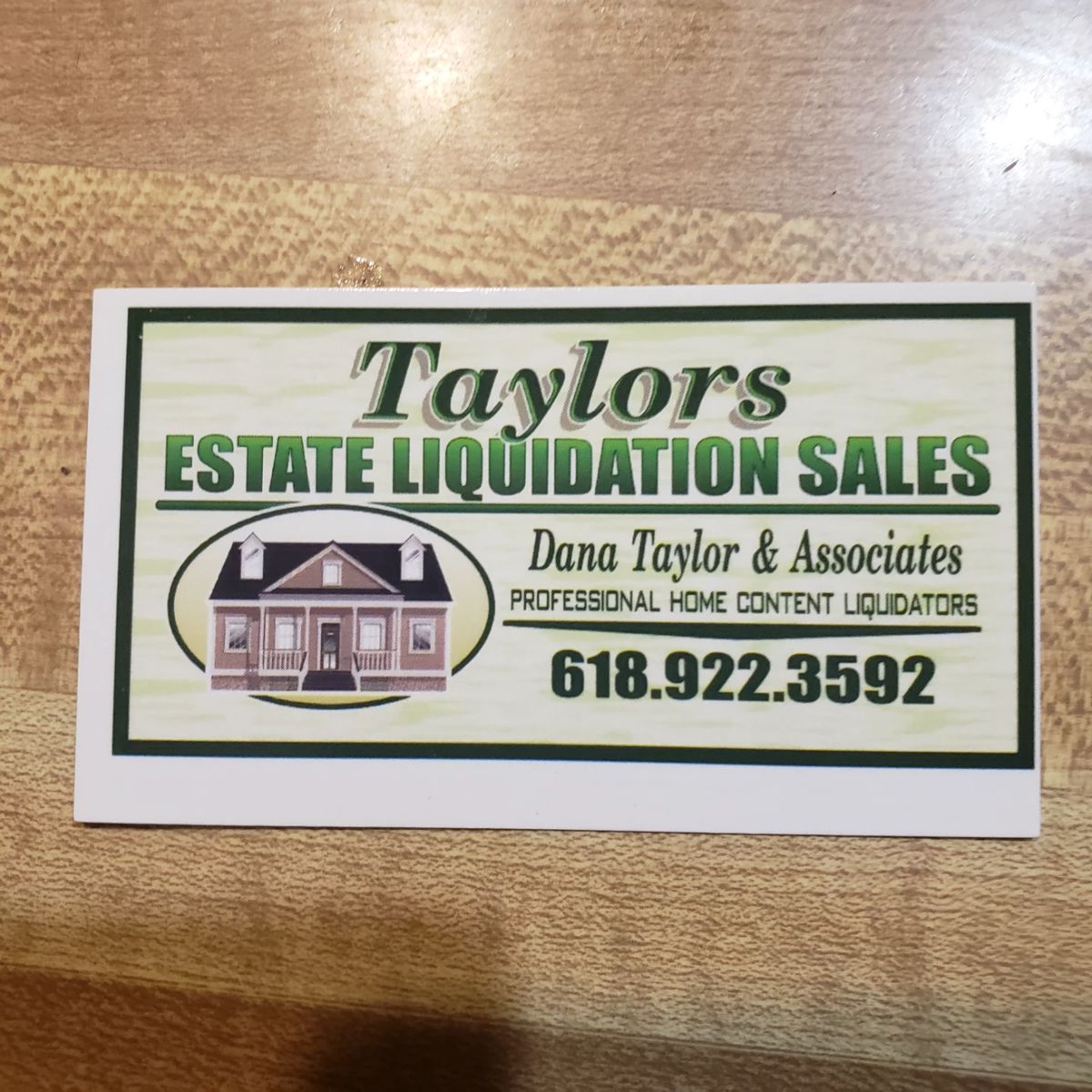 Taylors Estate Liquidation Sales in Johnston City, IL starts on 6/4/2024