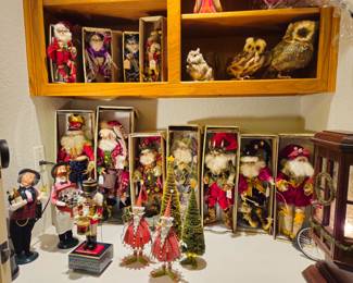 Mark Roberts Fairies and smaller Santa Elves.