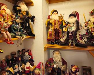 Mark Roberts Santas, Byers Carolers lower left