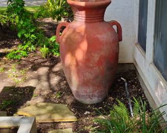Very large terra cotta urn