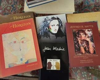 Sample of the coffee table art books and publications