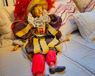 Colorful and large ''Three Musketeer" marionette