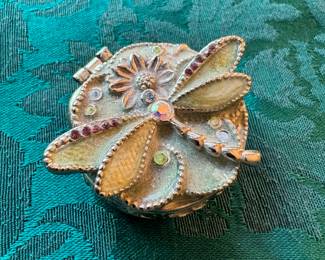 Monet dragonfly trinket box