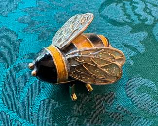 Monet bee  trinket box