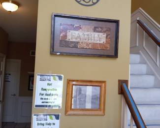 Items Located In The Entry Hallway ~ Check Out Room