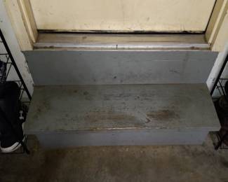 Stairs Leading To The Three Car Garage ~ Be Careful On The Steps ~ The Bottom Step Is Taller Then It Should Be