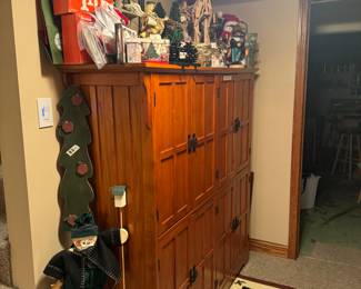 Christmas and Wood storage units