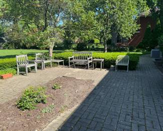 Cedar outdoor furniture