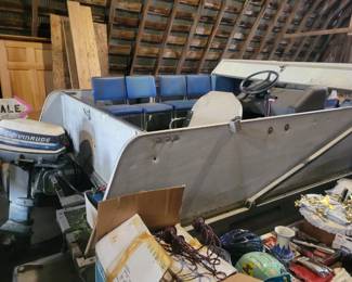 Running pontoon boat no trailer 