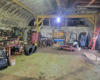 Overall view of one barn