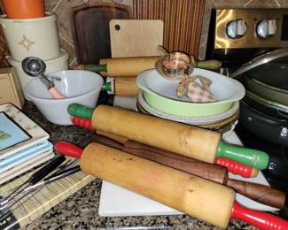 Antique rolling pins