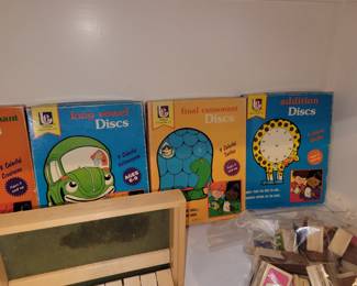 Vintage teaching supplies