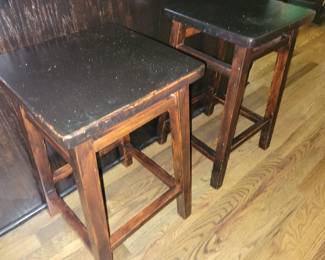 Wooden stools