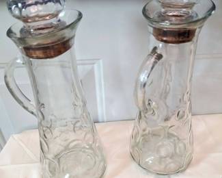 Oil and Vinegar Salad Dressing Cruets