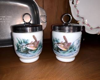 Vtg Royal Worcester Egg Coddlers