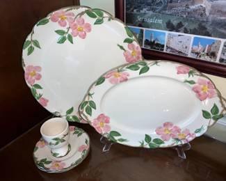 Vintage Franciscan Rose Platters