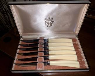 Vintage Knives in Case