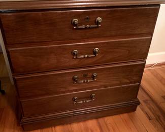 Matching Wood File Cabinet