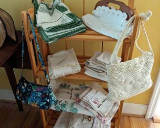 Purses and Linens!