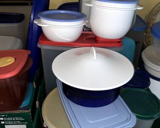 Dozens of Tupperware items!