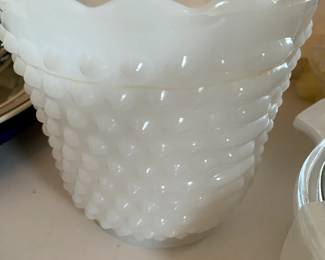 Hobnail glass