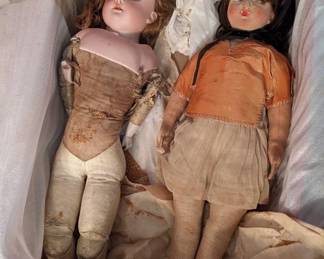 Antique German and Italian Dolls