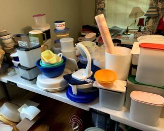 Tons of Tupperware Vintage and Newer