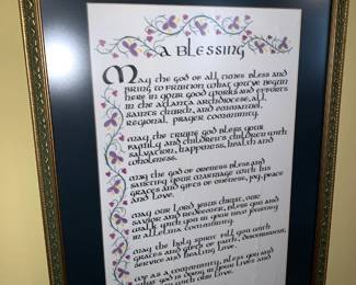 Framed Blessing 