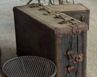 Vintage Metal Military Trunks
