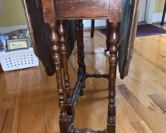 Vintage folding side table