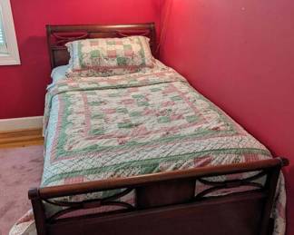 Antique twin beds