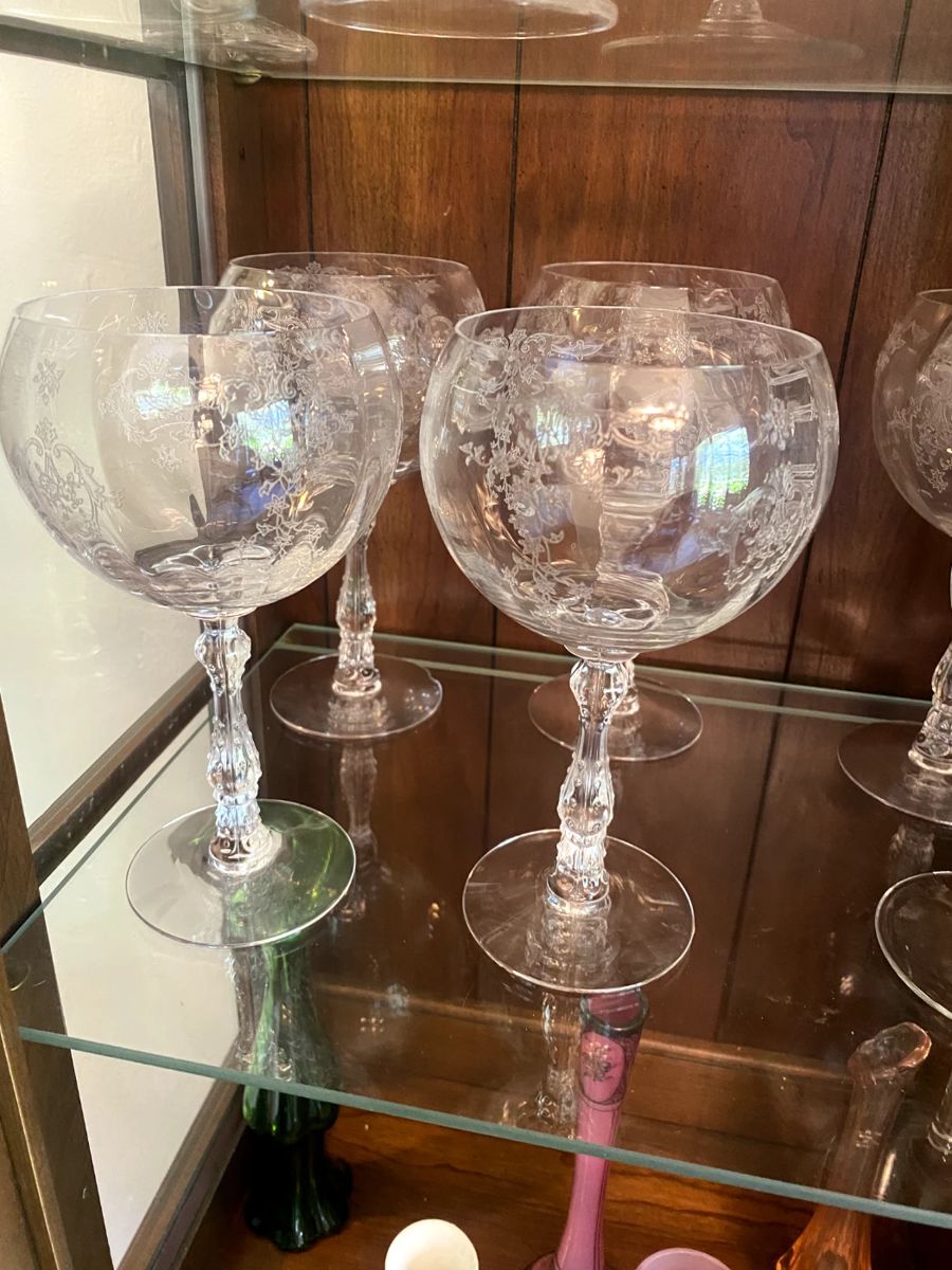 x5 vintage fostoria navarre glasses $50 for the set