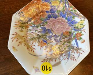 vintage porcelain japan plate